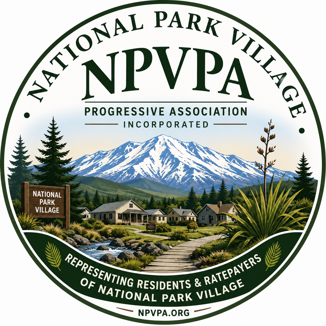 National Park Village Progressive Association logo